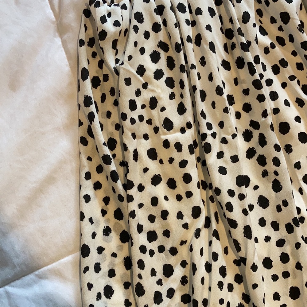 Spotted Midi/Maxi Skirt